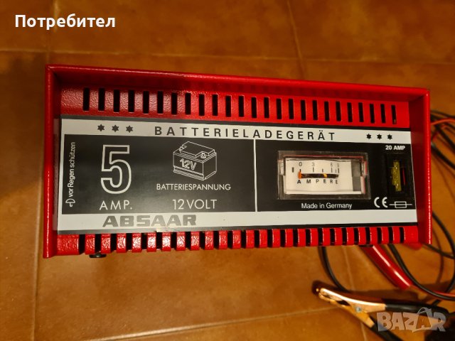 Зарядно за акумулатор ABSAAR Germany, снимка 2 - Друга електроника - 44036601
