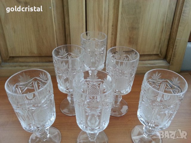 Кристални чаши, снимка 6 - Сервизи - 37544756