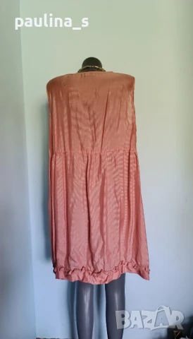 Два броя / Маркова рокля тип туника с дантела / голям размер , снимка 5 - Рокли - 50792038