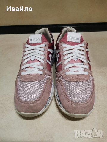 Premiata Layla4691 Pink Leather Sneakers. , снимка 2 - Маратонки - 42991245