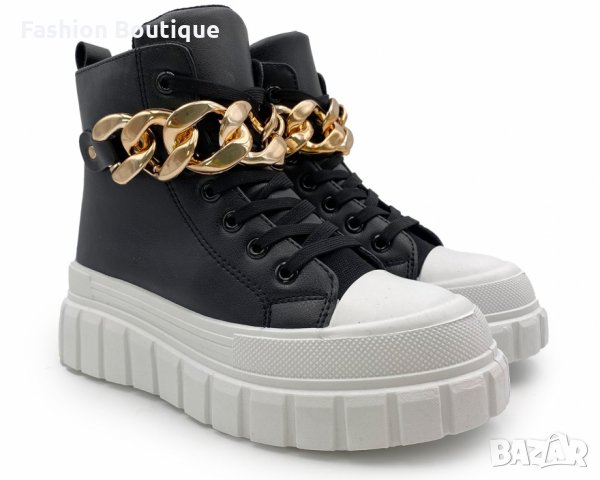 ХИТ модел дамски, кожени кецове с дебела подметка 37/41, снимка 2 - Дамски боти - 34777456