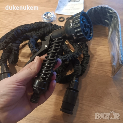 Разтегаем градински маркуч 7.5м, със 7 режима на струята, снимка 9 - Напояване - 52711157