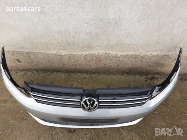 предна броня оборудвана с маска и решетки за фолксваген туран 2 туаран 10 - 15 VOLKSWAGEN TOURAN, снимка 5 - Части - 53610024