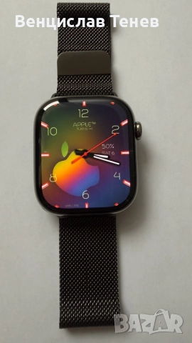 Apple Watch GPS + Cellular , цвят метално сиво, каишка метален графит с оригинална кутия