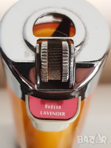 Стара настолна запалка Hadson Lavender, снимка 2 - Запалки - 38253371