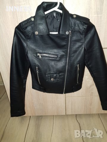 Кожено яке, снимка 2 - Якета - 28916561