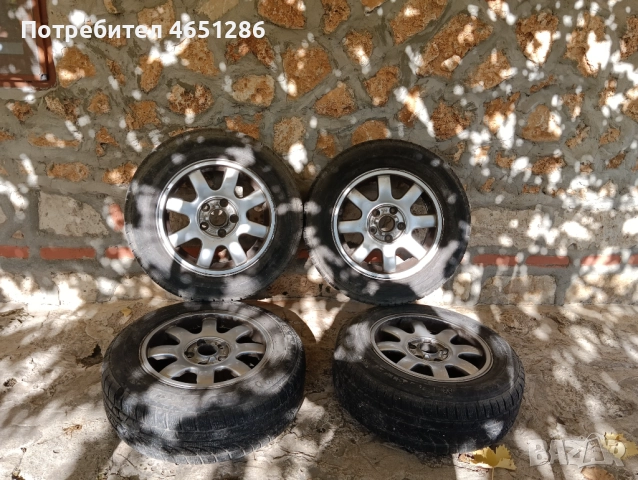 Зимни гуми с джанти от Ауди,размер 195/65/R15