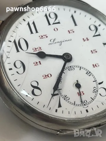 Джобен часовник Longines, снимка 17 - Джобни - 50295947