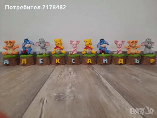 Керамични  фигурки Мечо Пух, снимка 5 - Други - 33013156