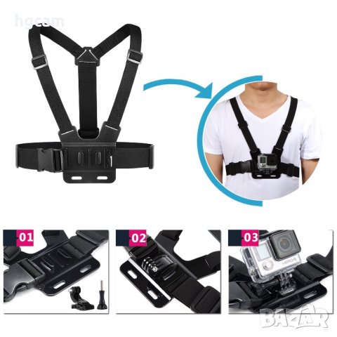 Комплект NITRO KIT аксесоари за екшън камери GoPro Hero, SJCAM и други, снимка 4 - Чанти, стативи, аксесоари - 27724981