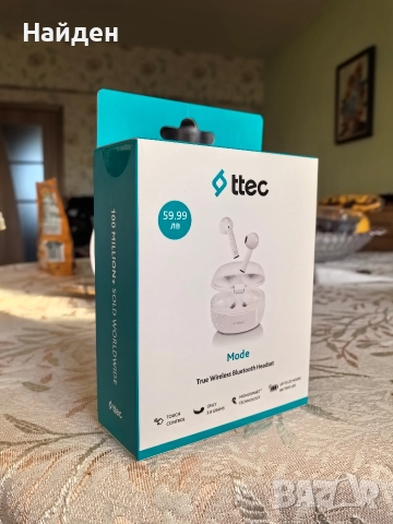Нови Bluetooth безжични слушалки ttec AirBeat, снимка 2 - Слушалки и портативни колонки - 52944513