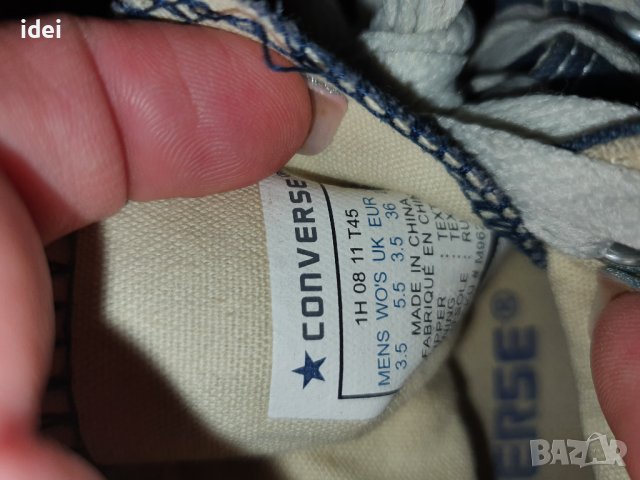 Кецове Converse Конвърс, снимка 3 - Дамски ежедневни обувки - 36852972