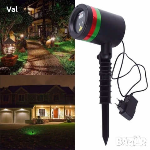 Лазерен прожектор Проектор за коледна украса Коледна лазерна лампа с празнична светлина, снимка 15 - Декорация за дома - 52530265