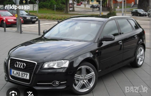 решетка предна броня , лява , audi a3 8P , ауди а3 8р , facelift, снимка 6 - Части - 53559469