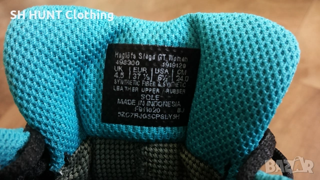 HAGLOFS Stega GT Women Gore-Tex Размер EUR 37 1/3 / UK 4,5 дамски детски маратонки 58-12-S, снимка 13 - Маратонки - 53043445