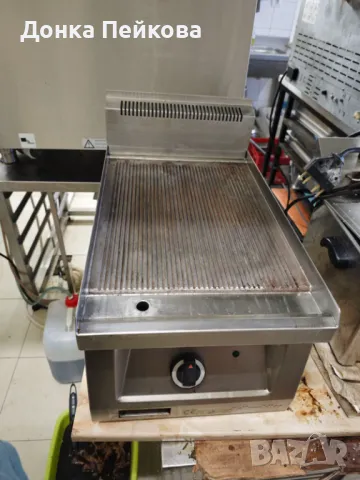 Електрическа скара оребрена - 1 зона чугун плоча