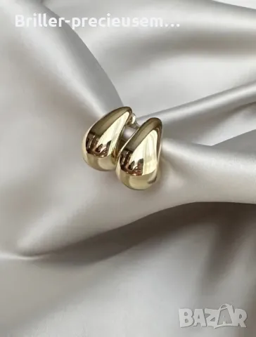 Обеци капчица, снимка 2 - Обеци - 50283501