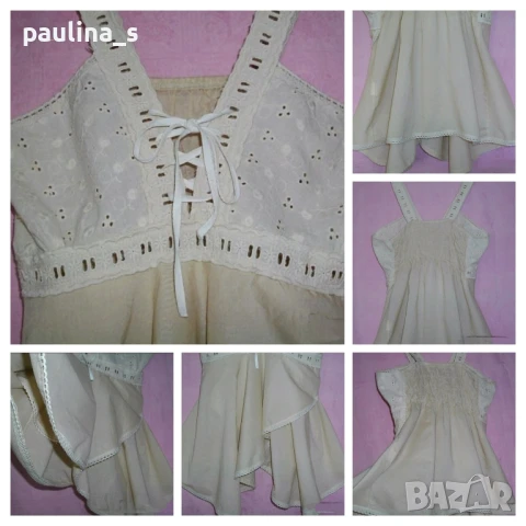 Три различни броя / Бюстие тип туника или топ, снимка 5 - Корсети, бюстиета, топове - 14163931