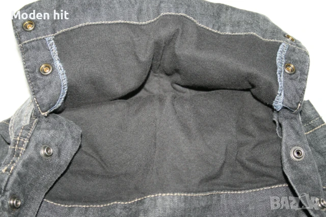 Kitchoun дънков гащеризон с памучна подплата, размер 9-12 м., снимка 18 - Бебешки гащеризони - 50871581