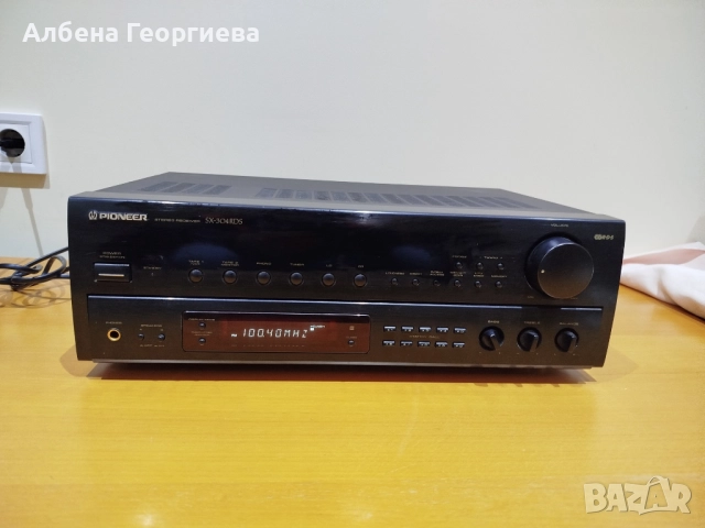 Усилвател PIONEER SX -304 RDS, снимка 7 - Ресийвъри, усилватели, смесителни пултове - 52692617