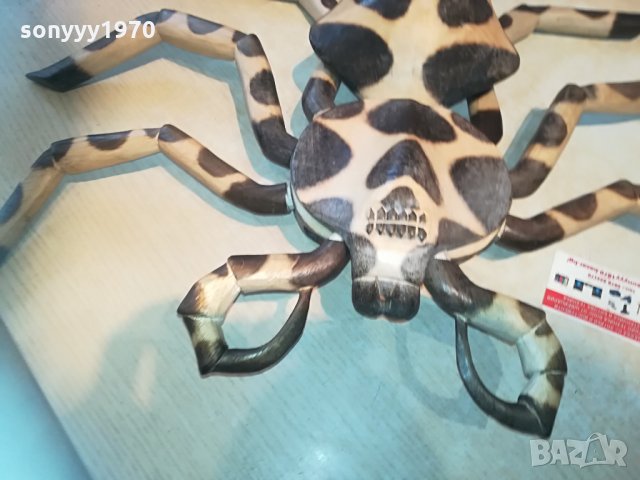 дървен паяк/рак/звяр с 6 крака 70см 1304211207, снимка 11 - Антикварни и старинни предмети - 32529522