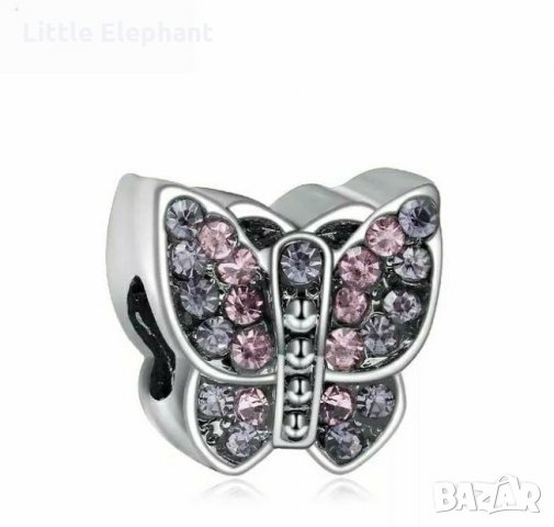 -50% off Sale Елемент пеперуда с цветни кристали/нов