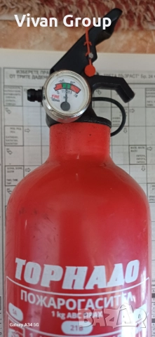 Пожарогасител Торнадо 1 кг, снимка 6 - Аксесоари и консумативи - 52273603