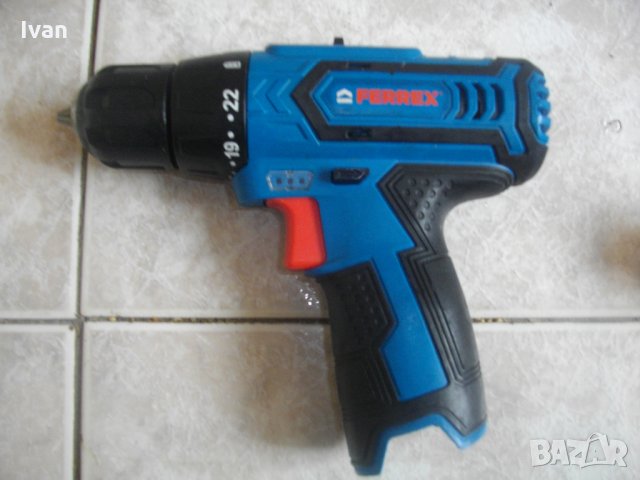 12V-Li-ion-Meister-FERREX-Duro-Боди За Кръгла Батерия-12 Влота-Литий-Йон-Отлично-Немско, снимка 2 - Винтоверти - 33470608