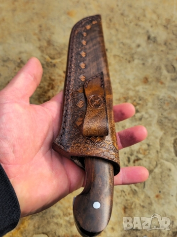 Ръчно изработен нож Орех , снимка 14 - Ножове - 52322880