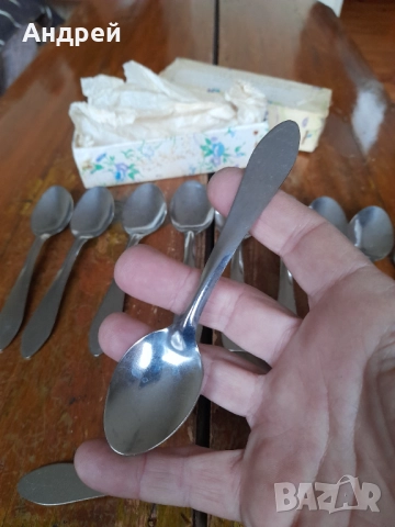 Стари лъжици #10, снимка 5 - Прибори за хранене, готвене и сервиране - 52211798
