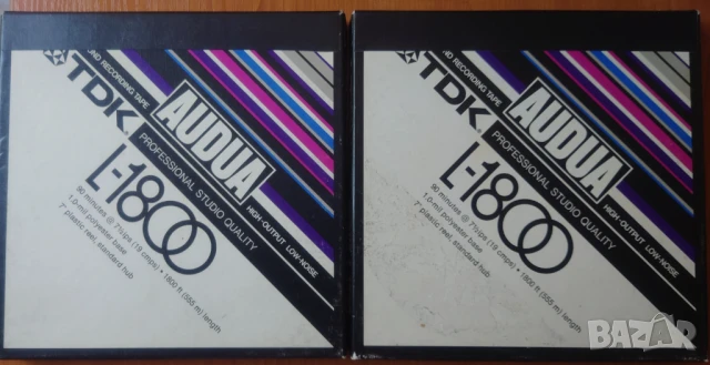 Магнетофонна ролка /ролка за магнетофон/ без лента 18 см. и кутия TDK