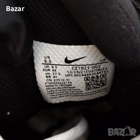 Nike Air Max Sport Vant Black Нови Мъжки Обувки Маратонки Размер 43 Номер 27.5см Кецове Черни Shoes , снимка 2 - Маратонки - 40173931