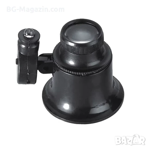 Мощна увеличителна лупа за глава око с лед осветление 20 Х очила за часовникари бижутери ремонт, снимка 9 - Други инструменти - 50921230