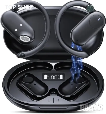 Слушалки Waearmusic Open Ear, F15 Bluetooth, безжично зареждане, дълбок бас