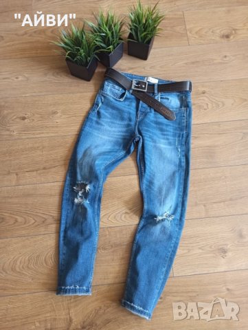 ZARA Страхотни еластични дънки за момче, снимка 2 - Детски панталони и дънки - 43369506