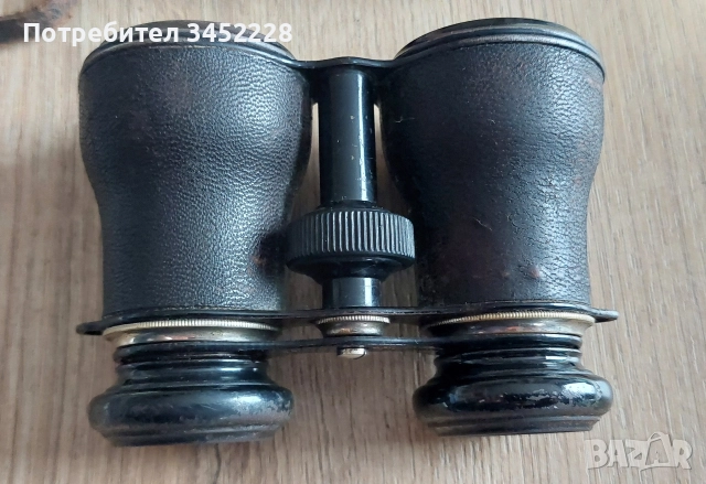 бинокъл винтидж с кожен калъф за колекционери , снимка 3 - Антикварни и старинни предмети - 52592755