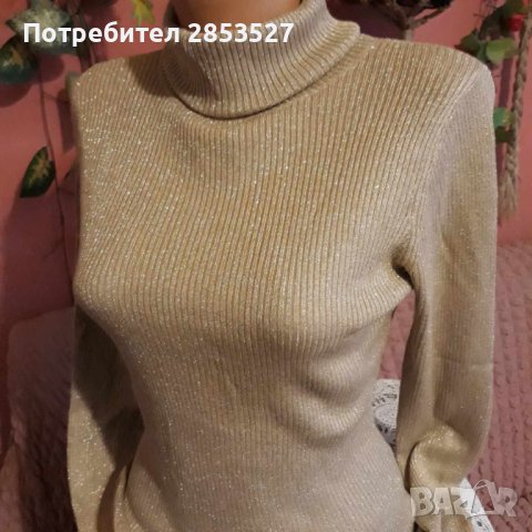 ZARA Eластична Блузка, снимка 1 - Блузи с дълъг ръкав и пуловери - 43170511