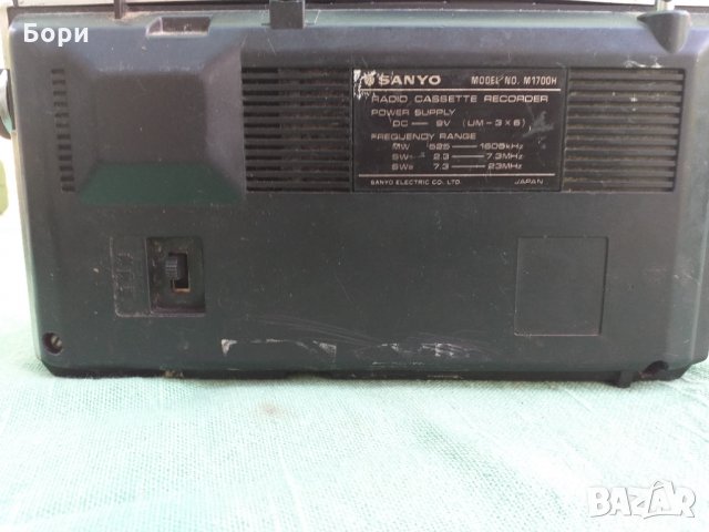 SANYO M 1700 H мини радиокесетофон, снимка 8 - Радиокасетофони, транзистори - 33555441