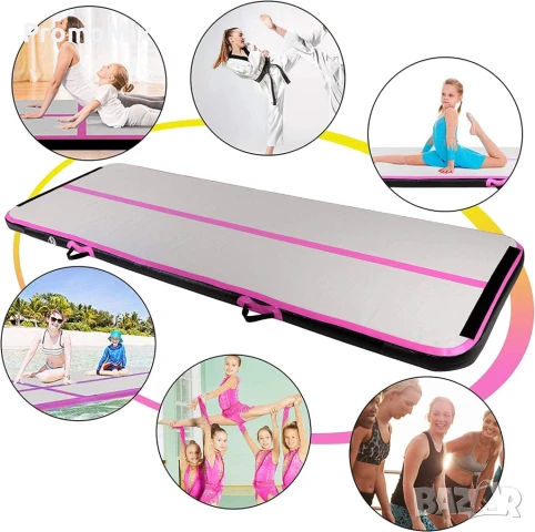 Надуваема въздушна платформа Evapoland E1395-01 3м SUB падъл борд постелка Надуваема тренировъчна по, снимка 6 - Други спортове - 47546687