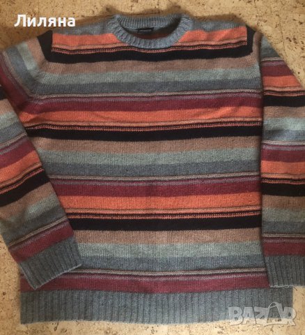 мъжки топъл плетен пуловер, снимка 2 - Пуловери - 44077786