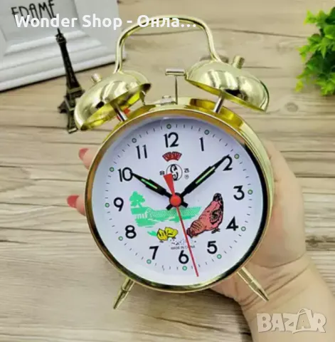 ⏰ Класически ретро механичен будилник – Стил и функционалност ⏰, снимка 4 - Стенни часовници - 49161444