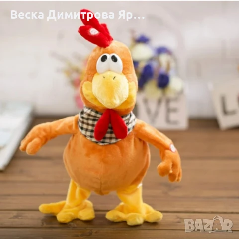 Плюшена играчка петел, пее и танцува, снимка 8 - Други - 50634426
