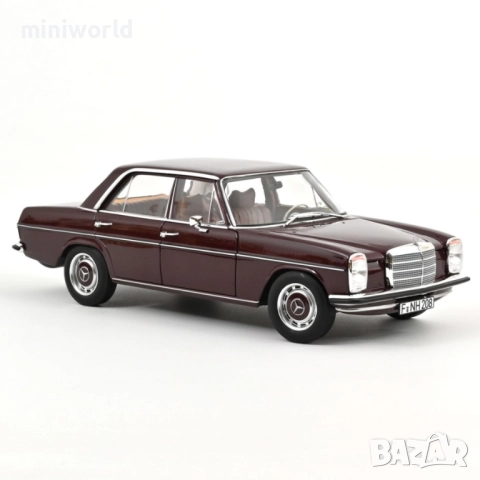 Mercedes-Benz 200 /8 Strichachter W115 1968 - мащаб 1:18 на Norev моделът е нов в кутия