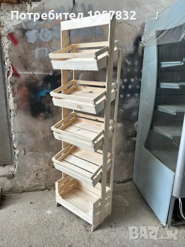 Стелаж за хляб, плодове и зеленчуци и други видове стока, снимка 4 - Оборудване за магазин - 49303063