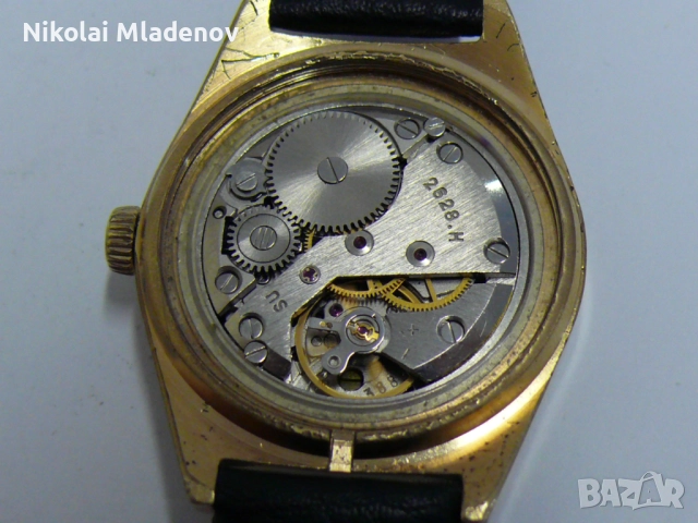 Съветски CORNAVIN/РАКЕТА Позлатен Мъжки ръчен часовник, работещ. Ден/Дата, снимка 17 - Мъжки - 51947231