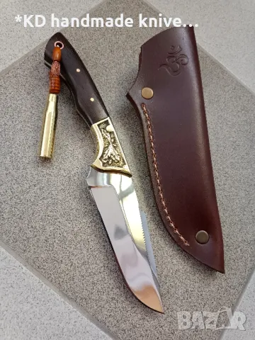 Ръчно изработен ловен нож от марка KD handmade knives ловни ножове 