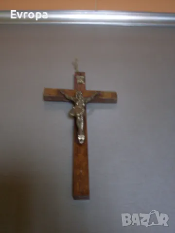 Дървен кръст- разпятие., снимка 8 - Декорация за дома - 49623185