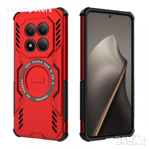 Магнитен калъф WANLONFENG DJ за Xiaomi Redmi Note 15 Pro+ 5G / Poco M8 Pro 5G с 2 бр. Стъклен Протек, снимка 2 - Калъфи, кейсове - 53285570