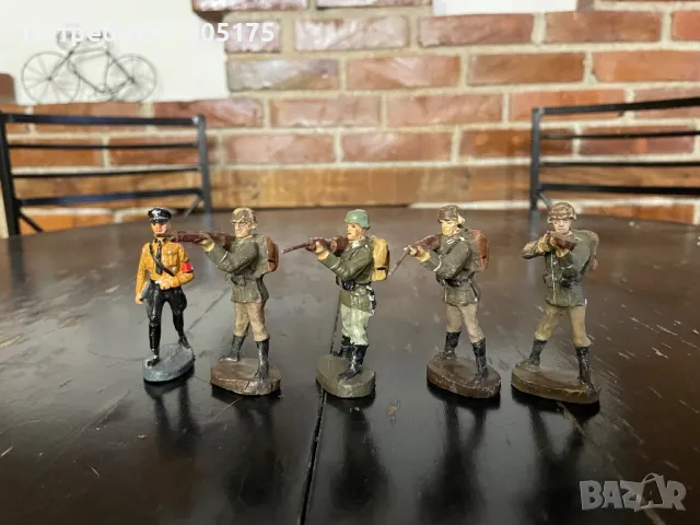 Стари фигурки войници Elastolin, снимка 1