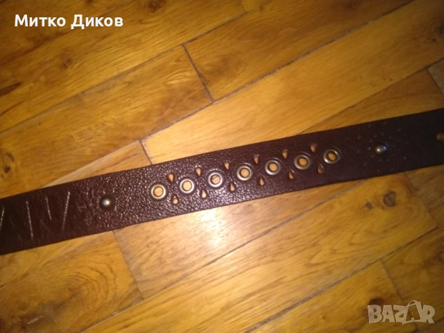 Колан естествена кожа Долче Габана 107см на 40мм, снимка 7 - Колани - 43050062